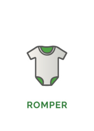 Romper with YOUR OWN LOGO - inclusief wit romper maat 62/68