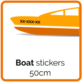 Boat Stickers -  2 stickers 50 cm Width