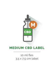 Medium CBD Label - Vanaf 25 stuks