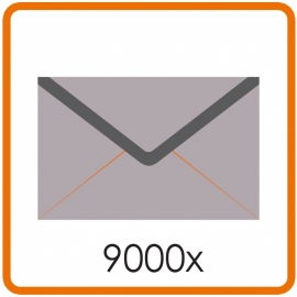 9000 X Envelop C5 16.2X22.9cm enkelzijdig full colour
