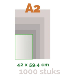 A2 Posters offset  42,0 x 59,4 cm - 1000st 