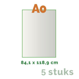 A0 Posters - Premium posters. Print Formaat: 84cm x 118cm. Posterpapier: photo paper mat 200 gm² [5 STUKS]