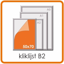 Kliklijst B2 - 50 X 70cm