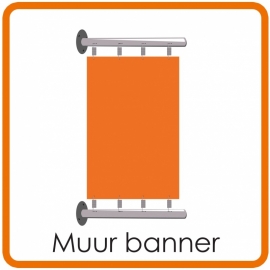 Muur banner