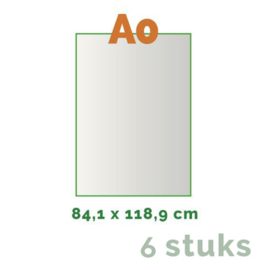 A0 Posters - Premium posters. Print Formaat: 84cm x 118cm. Posterpapier: photo paper mat 200 gm² [6 STUKS]