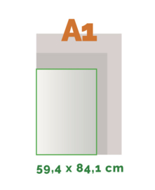 A1 Stickers outdoor (59,4 x 84 cm)