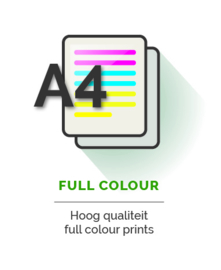 Print in Full color A4, prijs voor 1-10 stuks