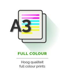 Print in Full color A3 prijs voor 51-250 stuks.