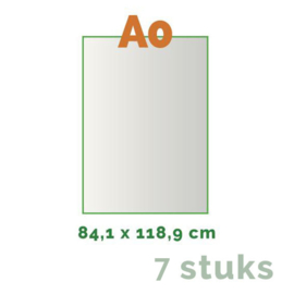 A0 Posters - Premium posters. Print Formaat: 84cm x 118cm. Posterpapier: photo paper mat 200 gm² [7 STUKS]