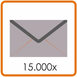 15.000 X Envelop C5 16.2X22.9cm enkelzijdig full colour
