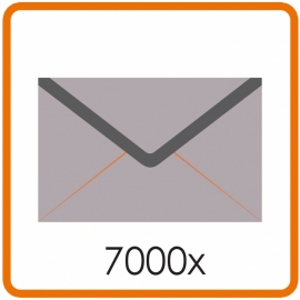 7000 X Envelop C5 16.2X22.9cm enkelzijdig full colour