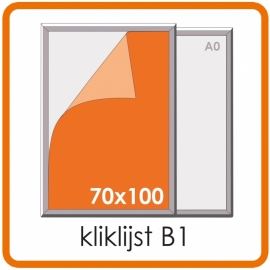 Kliklijst B1 - 70 X 100cm