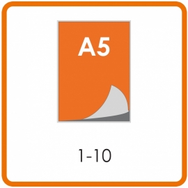 1-10 A5 Lamineren 350mic