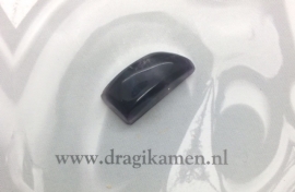 Met de hand geslepen fluoriet cabochon. Code: FLCA026