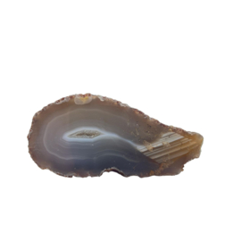 Agaat  geode, 1 zijde gepolijst, 177 gram