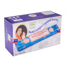 Nag Champa voordeel box, 12 doosjes á 15 gram