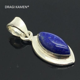 Lapis Lazuli hanger, 925 zilveren zetting