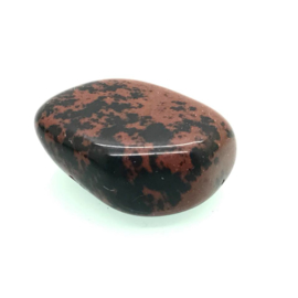 Mahonie Obsidiaan hand-, meditatie-, knuffelsteen