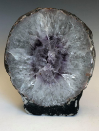 Amethyst schijf,  2463 gram.