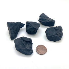 Shungiet/Shungite ruw 26-35 gram per stuk