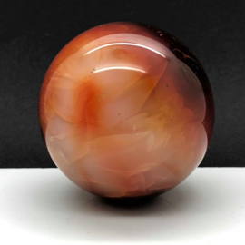 Carneool bol met kleine geodes
