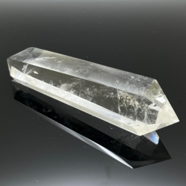 Dubbeleinder Bergkristal geslepen, 103 mm, 83 gram