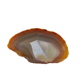 Agaat  geode, 1 zijde gepolijst, 160 gram