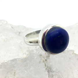 Lapis Lazuli ring, maat 18,75 / 59, 925 zilver