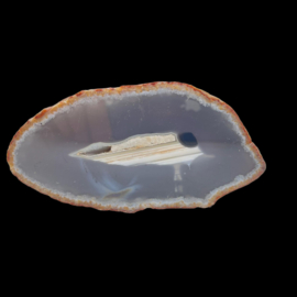 Agaat  geode, 1 zijde gepolijst, 359 gram