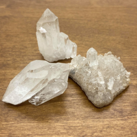 Bergkristal cluster 20-40 gram