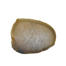 Agaat  geode, 1 zijde gepolijst, 321 gram