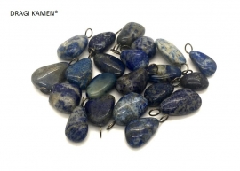 Lapis Lazuli hanger met zilveren oog.