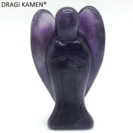 Amethyst engel, 52 mm. Top kwaliteit.