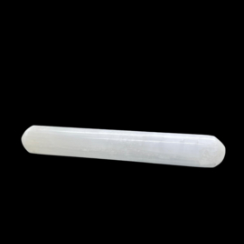 Seleniet (satijnspaat) massage staaf/wand ca 150 mm