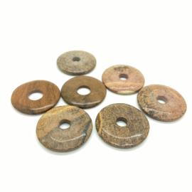 Landschap jaspis donut ø 40 mm