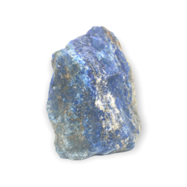 Lapis Lazuli sculptuur, 1 zijde geslepen, 279 gram