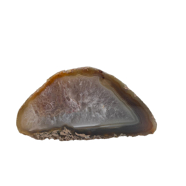 Agaat  geode, 1 zijde gepolijst, 261 gram