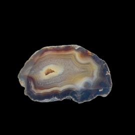 Agaat  geode, 1 zijde gepolijst, 305 gram