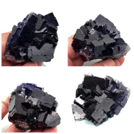 Blue-purple Fluoriet kristal, 294 gram