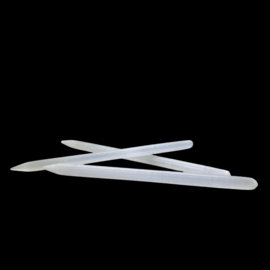 Seleniet (satijnspaat) massage staaf/wand , smal ca 160 mm