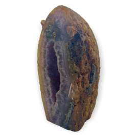 Amethist geode, onbewerkte buitenzijde, 2988 gram