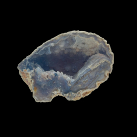 Agaat  open geode met kristallen , 237 gram