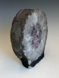 Amethyst schijf,  2463 gram.