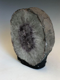 Amethyst schijf,  2463 gram.