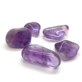 Amethist/amethyst meditatie/knuffelsteen L, 30-40mm