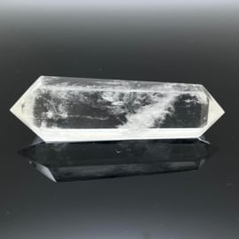 Dubbeleinder Bergkristal geslepen, 78 mm, 45 gram