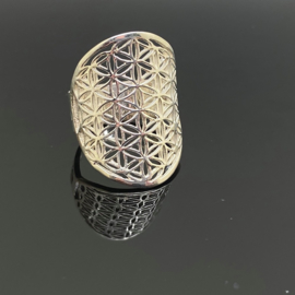 Flower of life, 18,5 mm/58, 925 zilver