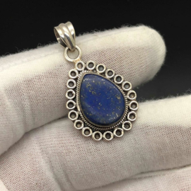 Lapis Lazuli hanger, 925 zilver