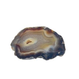 Agaat  geode, 1 zijde gepolijst, 305 gram