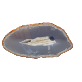 Agaat  geode, 1 zijde gepolijst, 359 gram